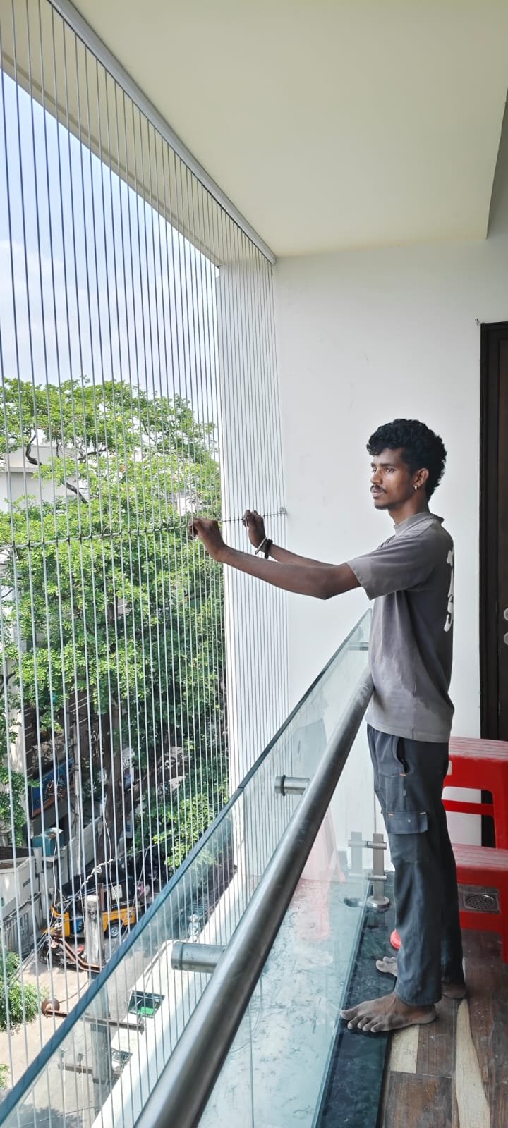 Invisible Safety Grills Installation in Hyderabad
